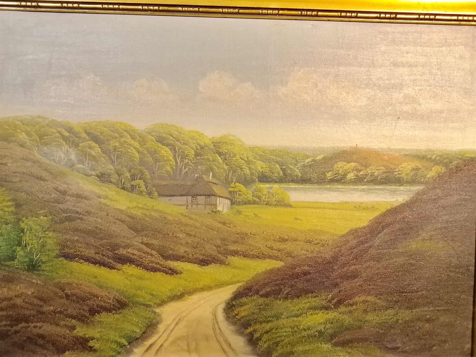 Stary obraz na płótnie