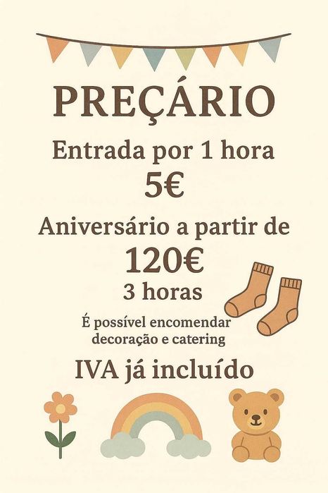 Espaço para festas infantis