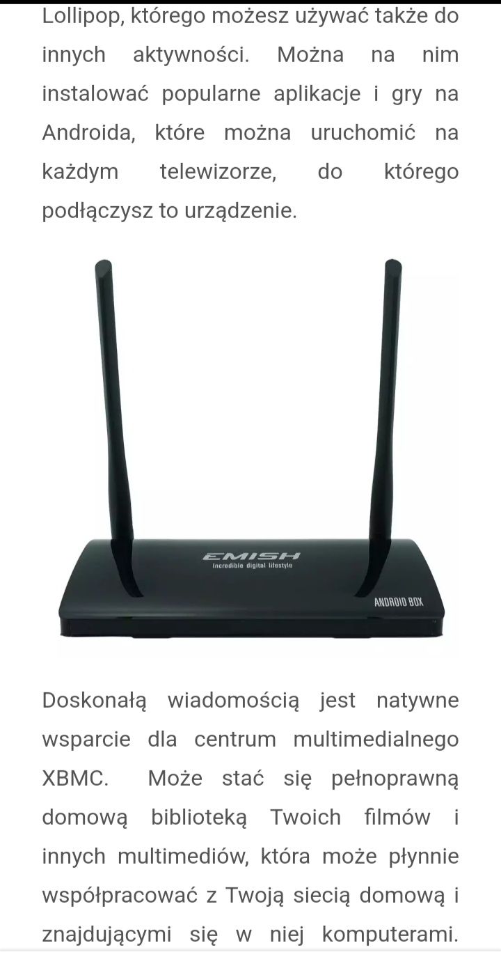 Emish X800 TV Box