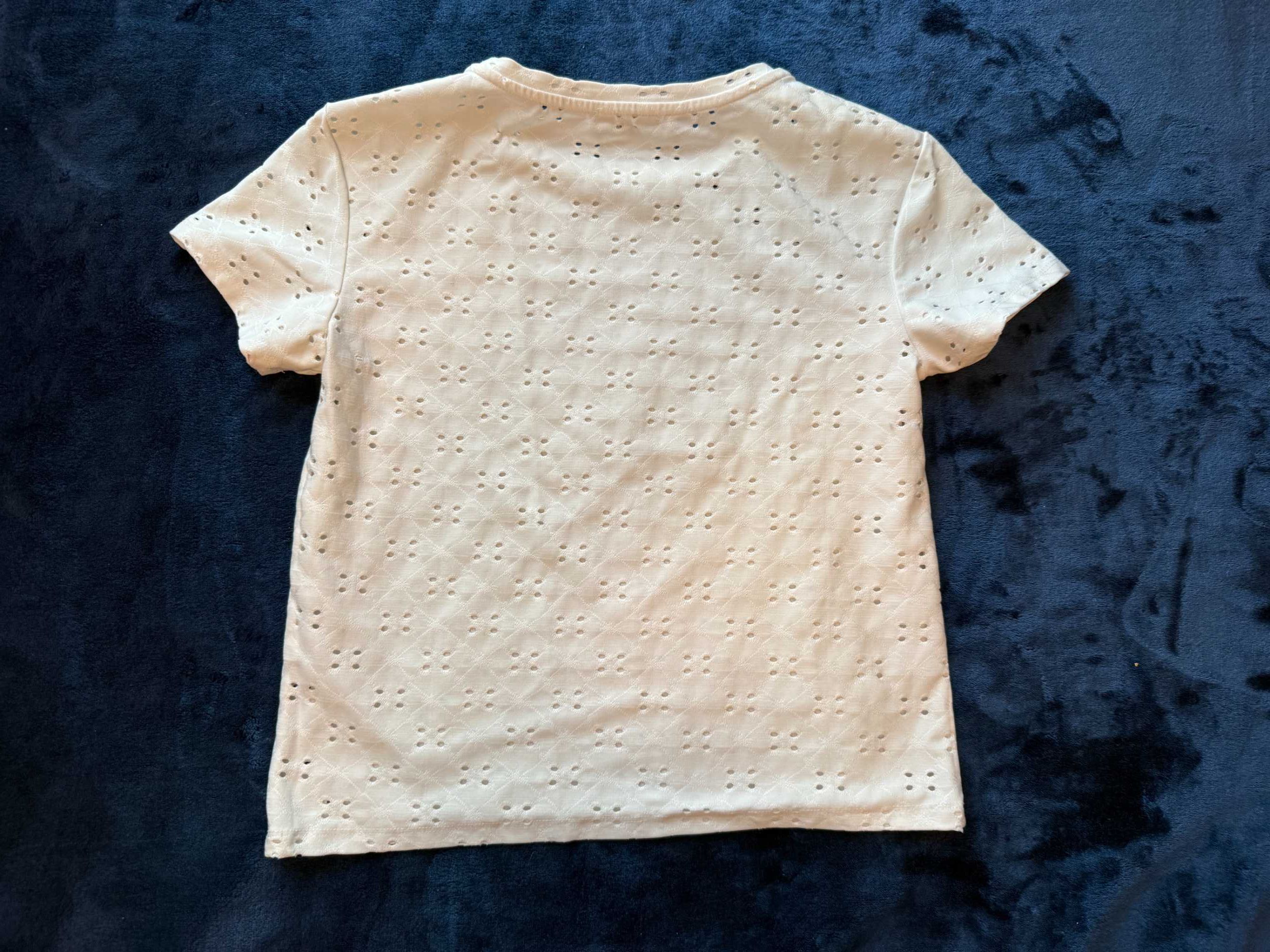 Oryginalny biały t-shirt Stradivarius r. M