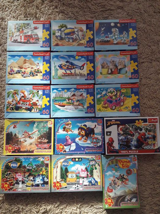 Пазли, розвиваючі ігри