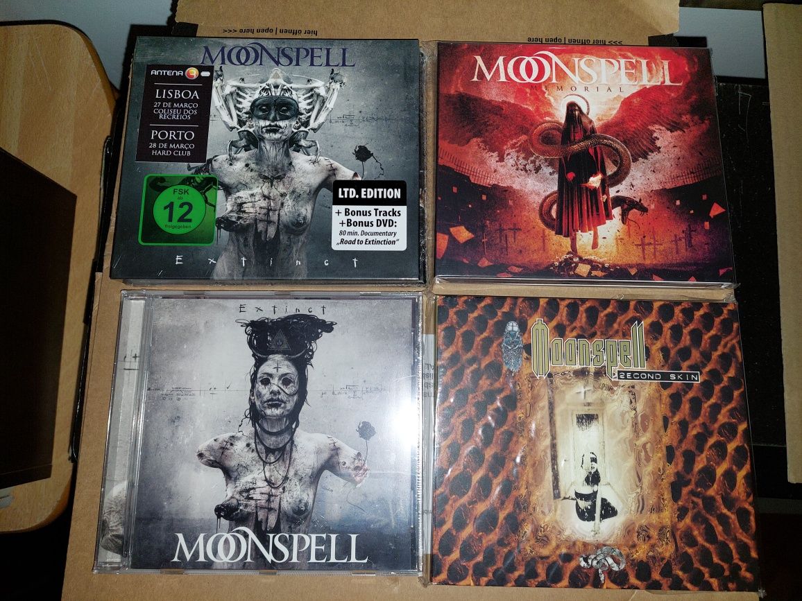 Moonspell,  black , death metal cds