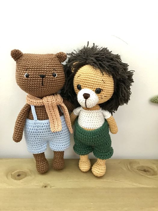 Urso em crochet/amigurumi