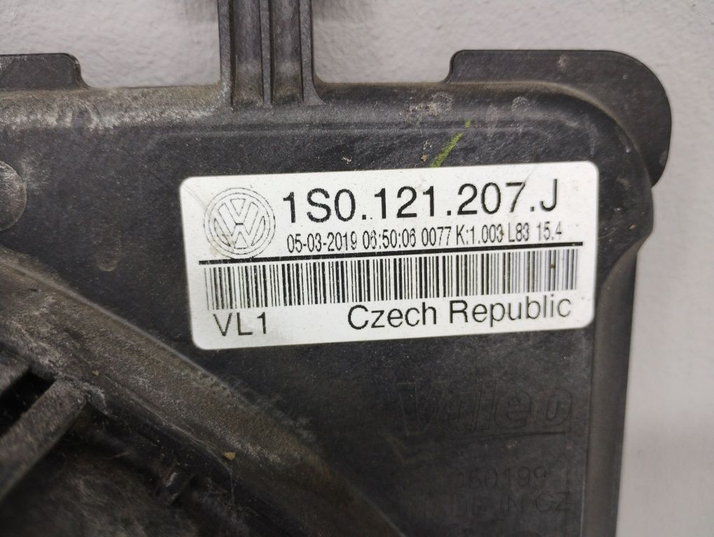 Wentylator chłodnicy Wiatrak Volkswagen UP! Mii Citigo