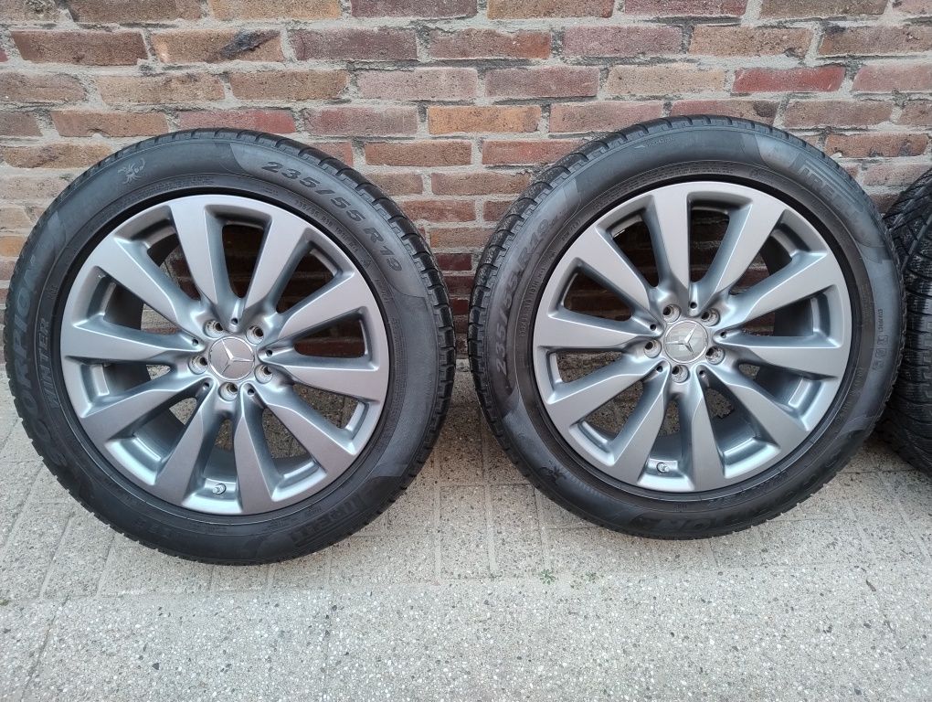Oryginalne alufelgi 19" MERCEDES GLC X253 CZUJNIKI TPMS 5x112