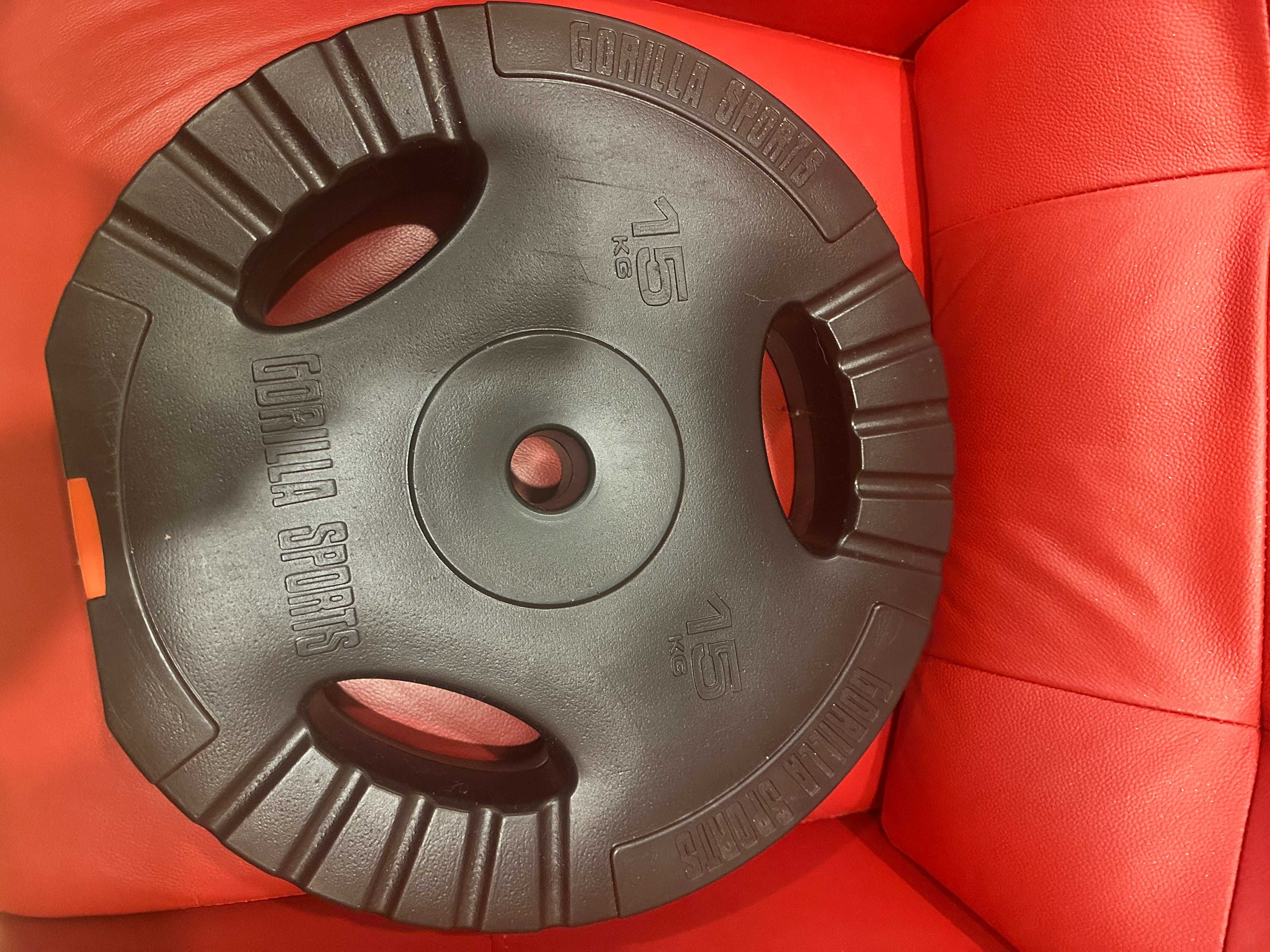 Conjunto de 8 pesos de 15 k