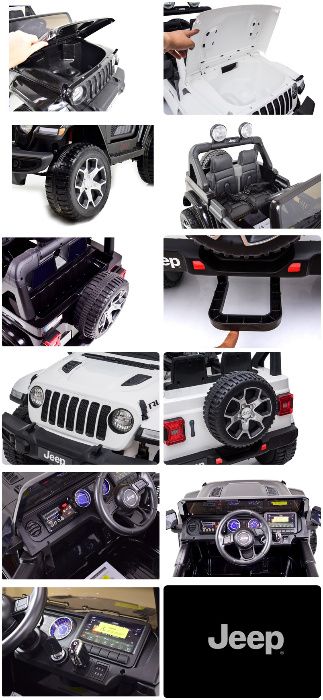 JEEP dla dziecka Wrangler RUBICON 4x4 Auto na akumulator