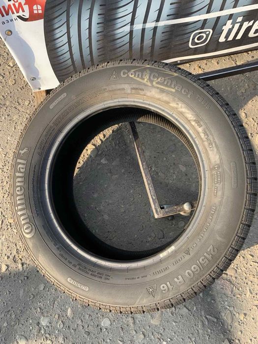 Шини 215/60 R16 пара Continental  2022p  зима 7.8мм