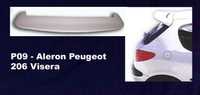 Aileron / Lip / Spoiler Traseiro em fibra para Peugeot 206 Visera C/2anos De Garantia