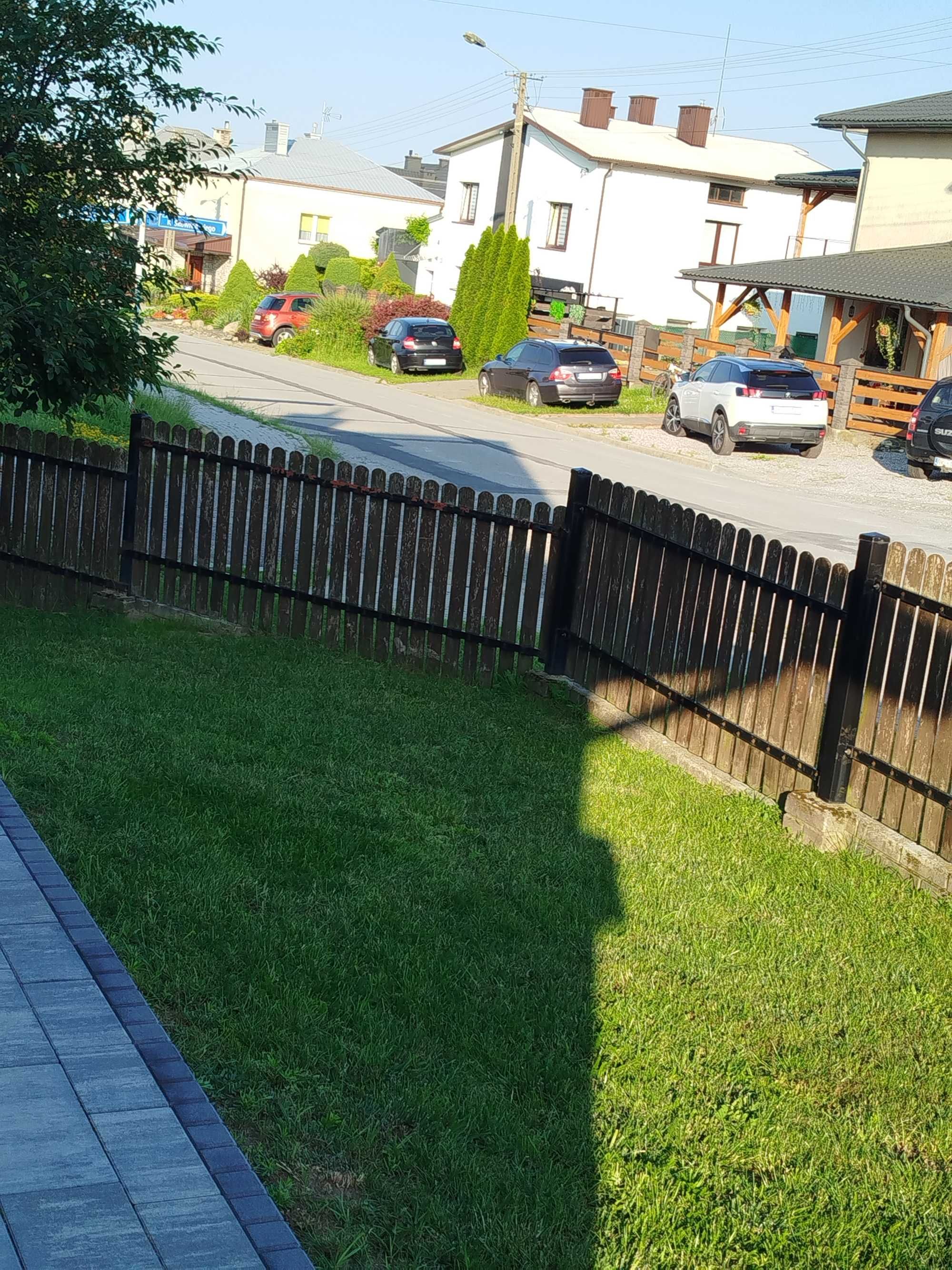 brama przesuwna 4 m + furtka+ 7 przęseł