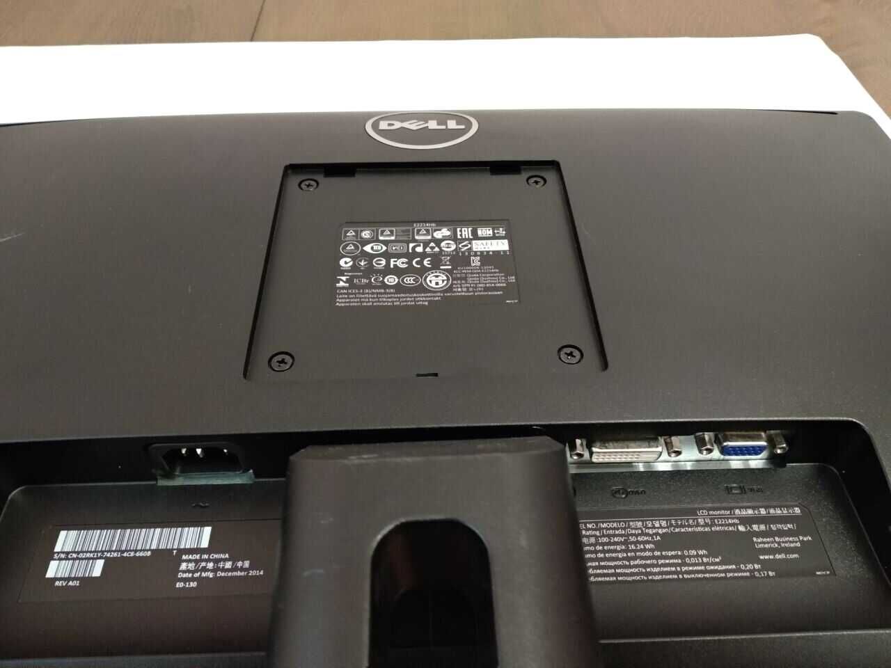 Монитор LED 21.5" Dell E2214H FullHD  DVI, VGA