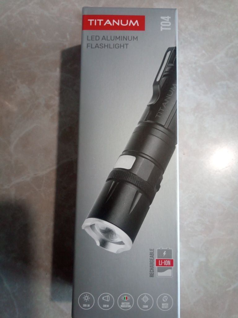 Led Ліхтар Т04 TITANIUM