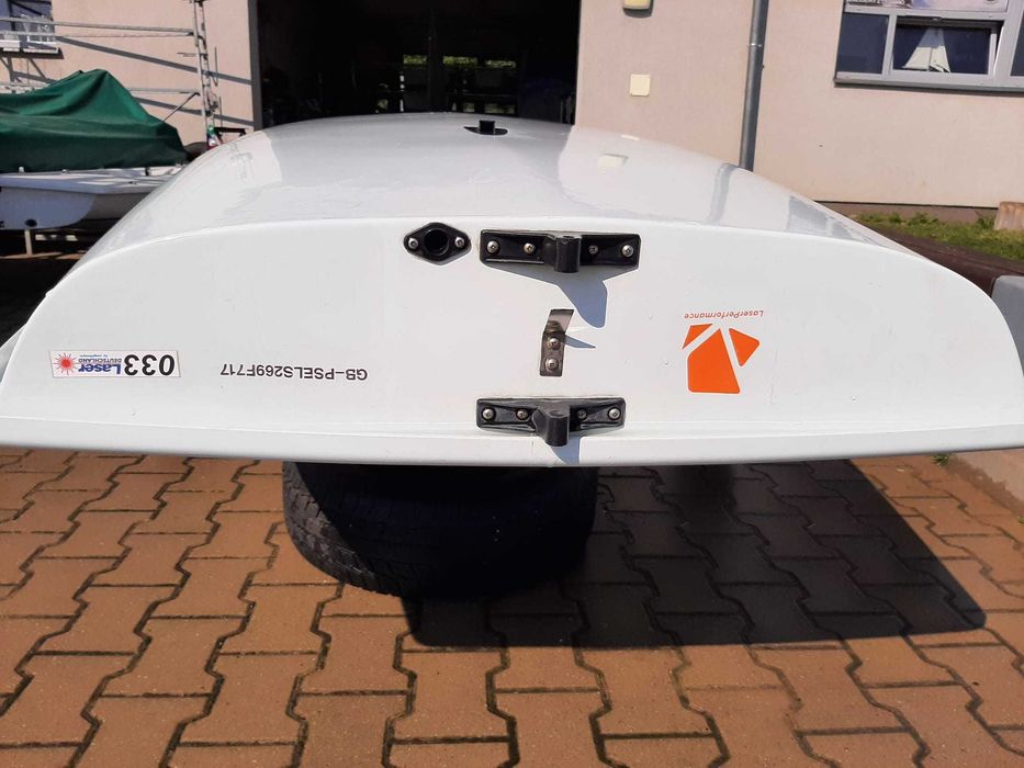 Jacht żaglowy, żaglówka, łódka ILCA Laser ICE BLUE