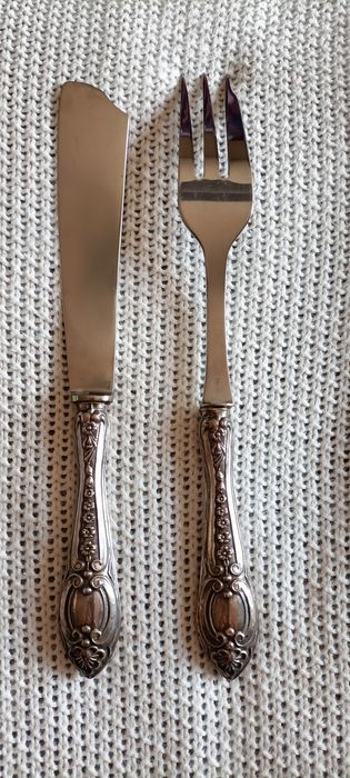 Talheres trinchar prata