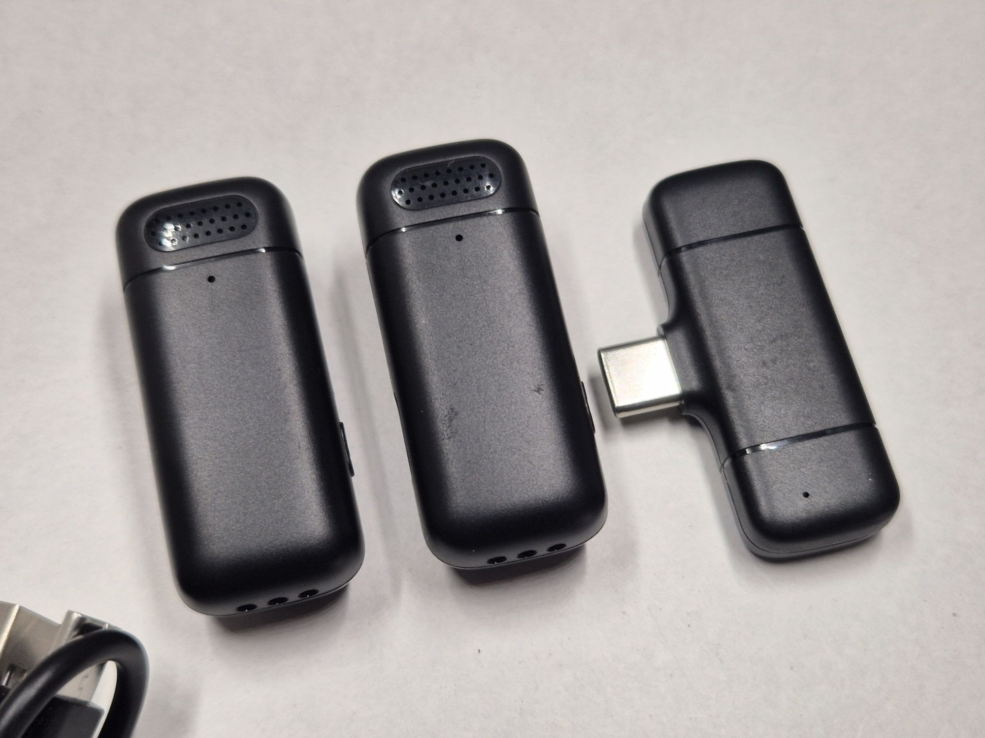2x Mikrofon krawatowy plug and play do smartfona bezprzewodowy