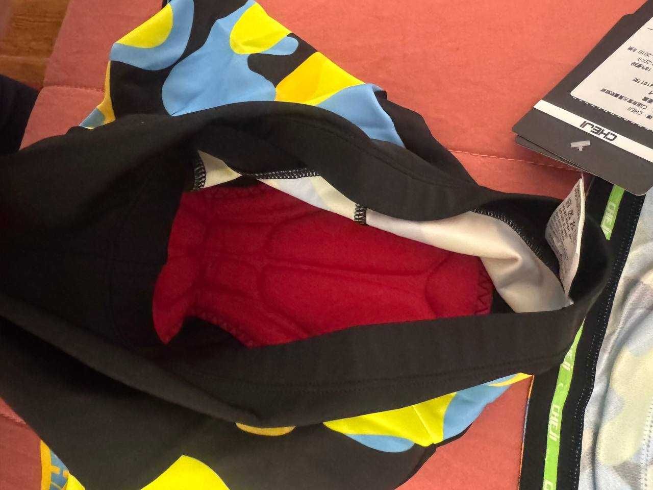 Conjunto acolchoado CHEJI infantil roupas de bicicleta