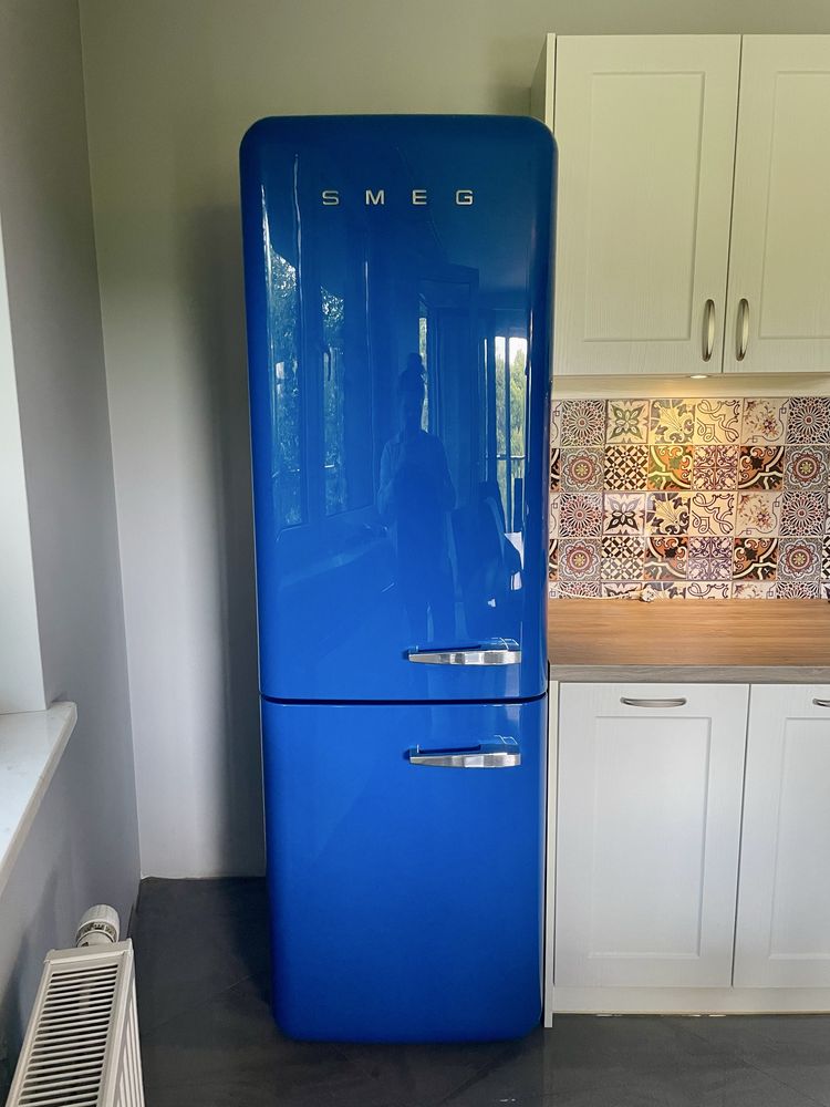 Chłodziarko-zamrażarka Smeg Retro 50’s FAB32LBLN1 kobalt