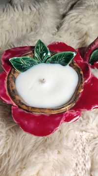Rękodzieło ceramika zapachowa świeczka sojowa