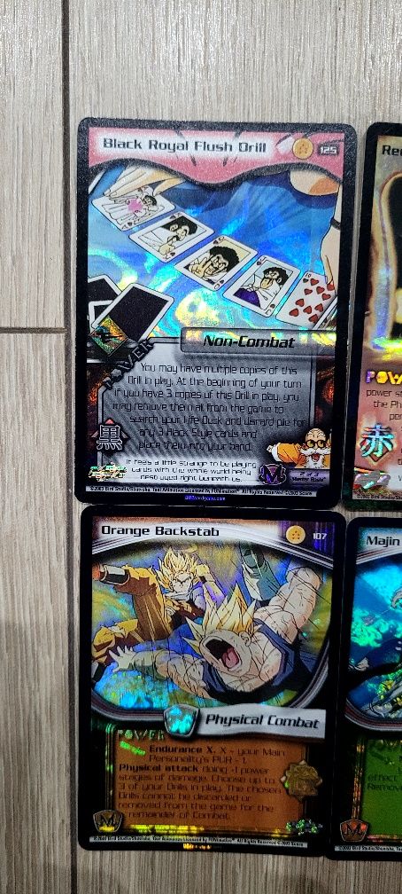 Karty Dragon Ball score Rare foil