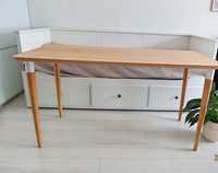 stol stolik biurko ikea bambus bambusowy 140 x 65 ANFALLARE HILVER