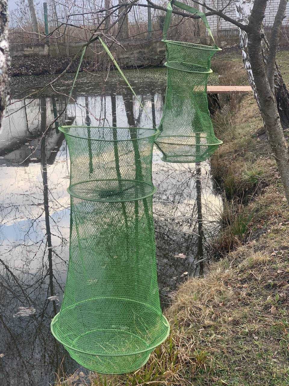 Садок рыбацкий прорезиненный 35x50см и 100*50см