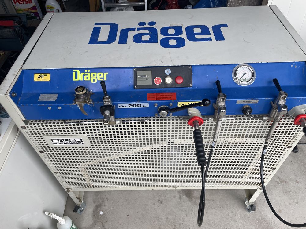 Kompresor-sprężarka BAUER DRAGER 200-300bar Kompresor Nurkowy MP3E -HU