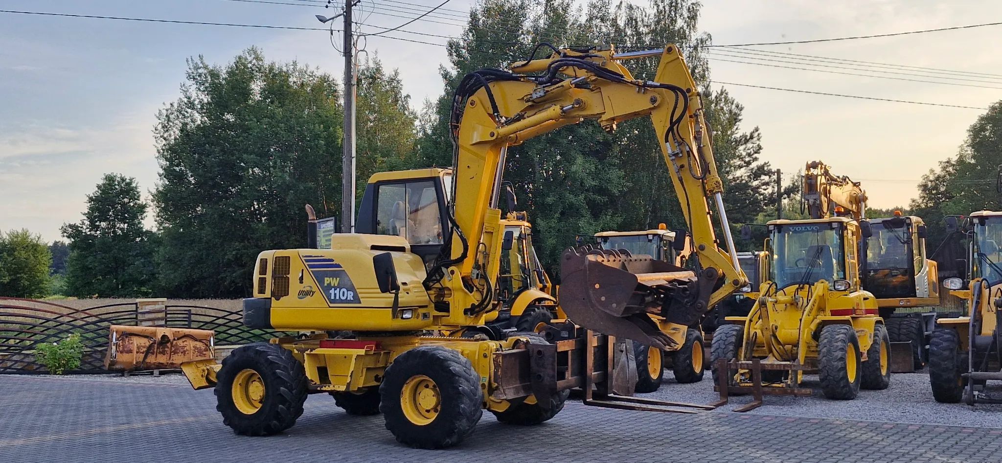 Komatsu PW 110/ Maszyna Sprowadzona/  Koparka kołowa Komatsu tj Terex Schaeff