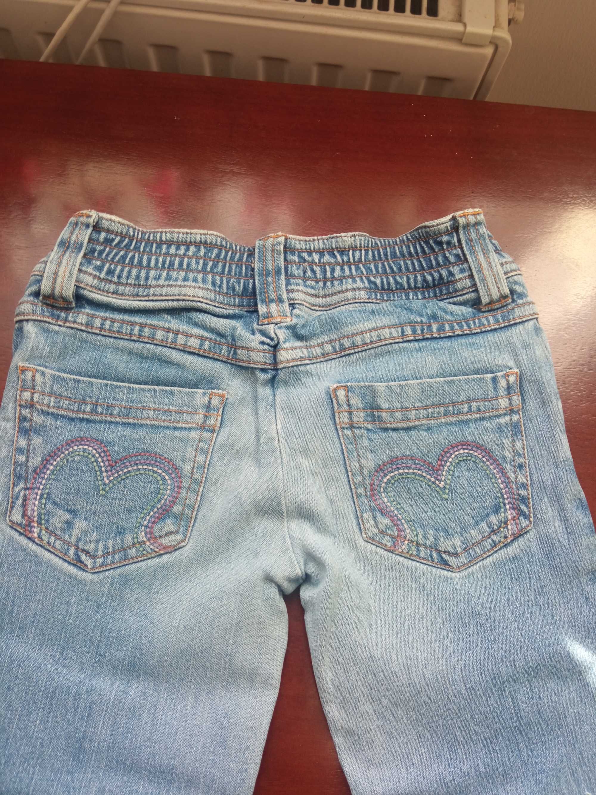 Spodnie  jeans dla dziewczynki R. 110, firma  CQ