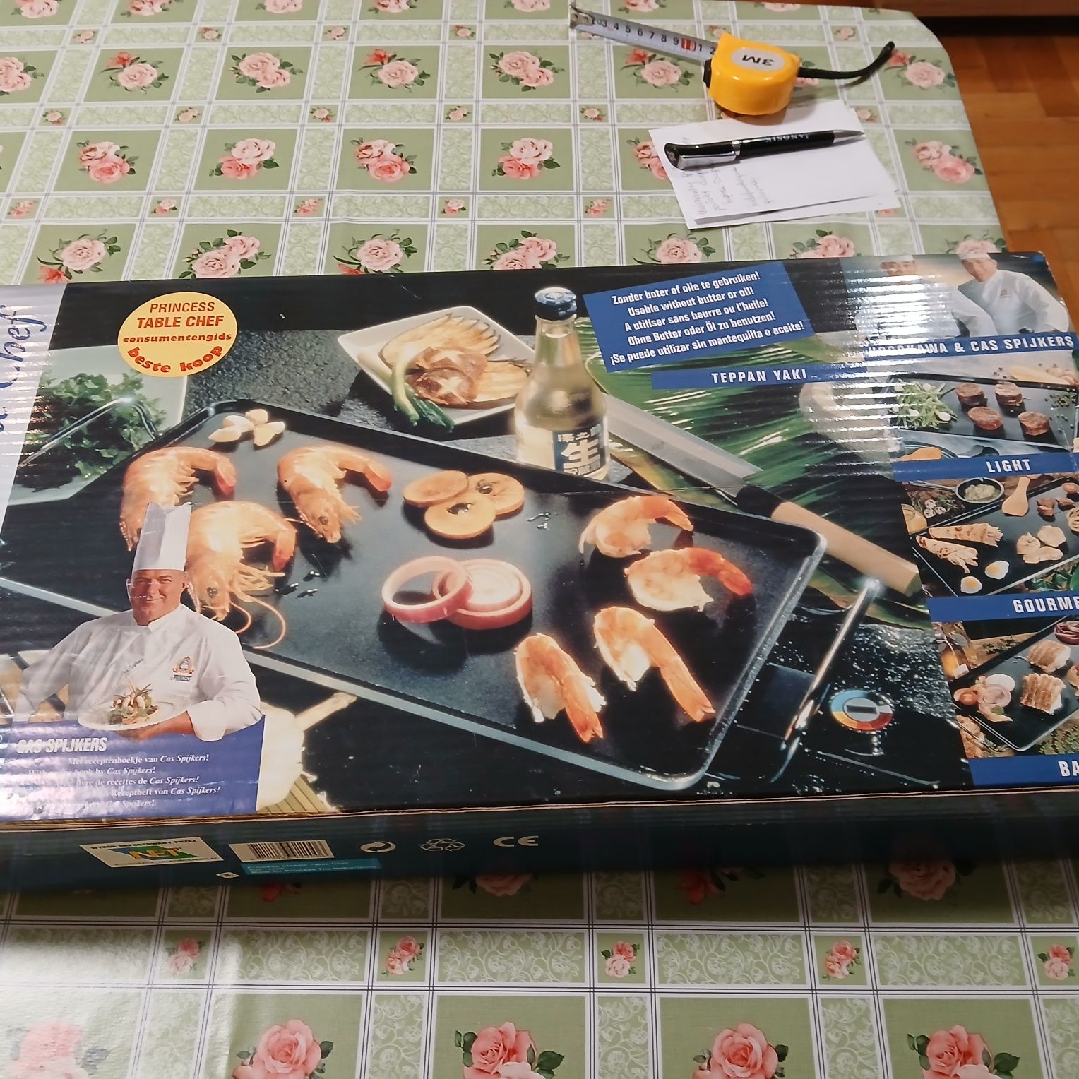 Stołowy grill elektryczny 46x25 cm nowy