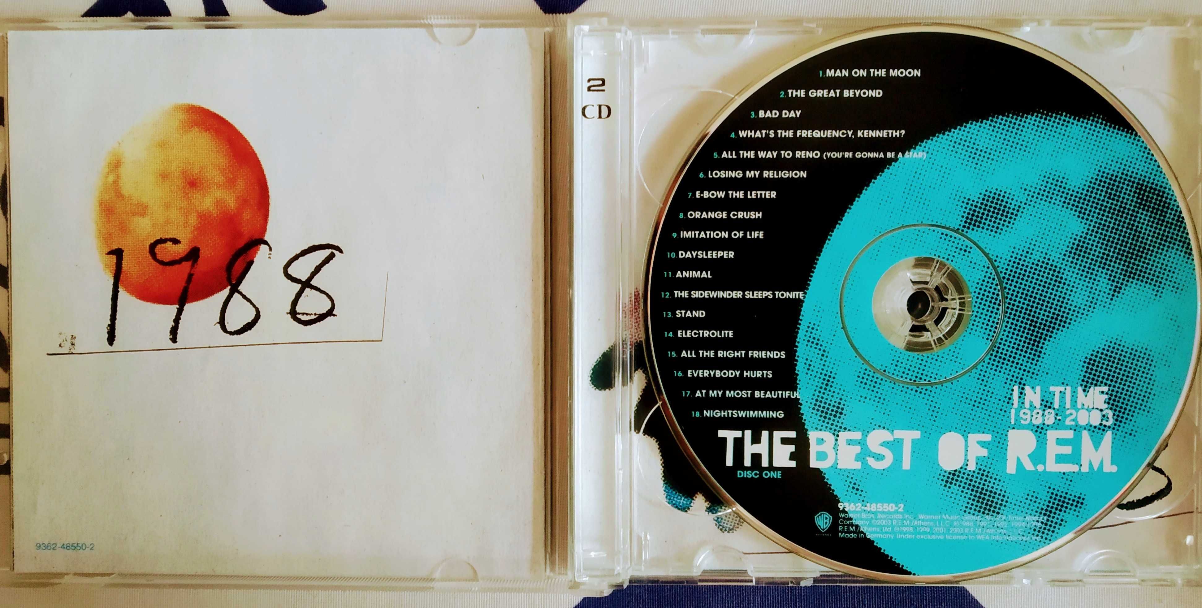 2 CD Complitation R.E.M. " The Best Of R.E.M. In Time " (1988-2003)
