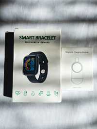NOWY Smartwatch (smart brancelet, smartband) zegarek sportowy różowy