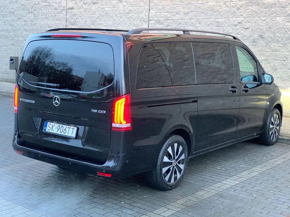 Wynajem, busa Mercedes Vito 8 os. automat woj.Śląskie