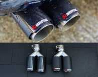 Насадки глушителя Akrapovic Выхлопная Акрапович Audi BMW двойная