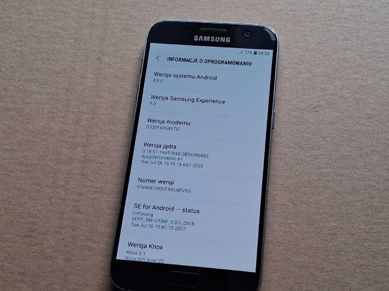 Smartfon Samsung Galaxy S7 4/32 4 gb ram telefon komórkowy S7 SM-G930F