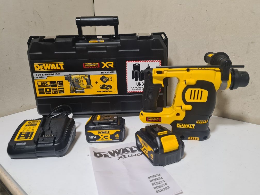 Dewalt DCH253M2 Młotowiertarka SDS-PLUS 18V 2x4Ah