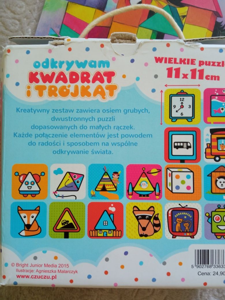 Pierwsze puzzle i książeczki