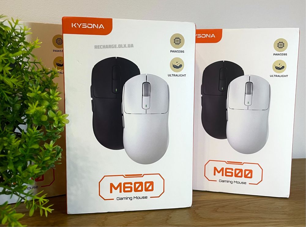 НОВІ Мишки Kysona M600 Ultralight PAW3395 | ІГРОВА МИШКА