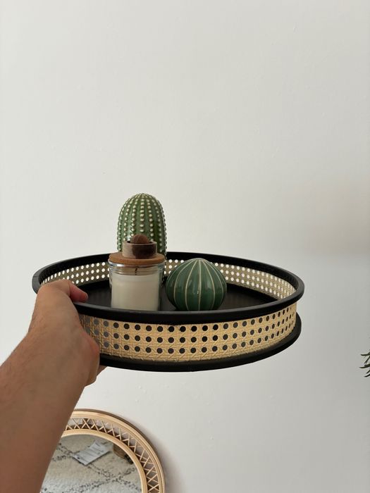 Mesa de apoio metal (ráfia)