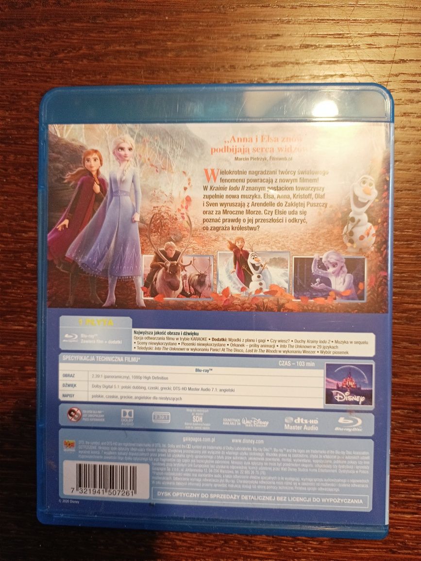 Kraina lodu film Blu-ray
