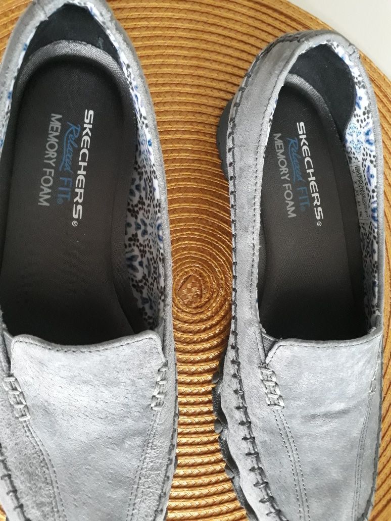 Śliczne skórzane damskie   SKECHERS rozmiar 37 (23.5)cm