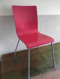 Krzesło, stylowe - czerwone