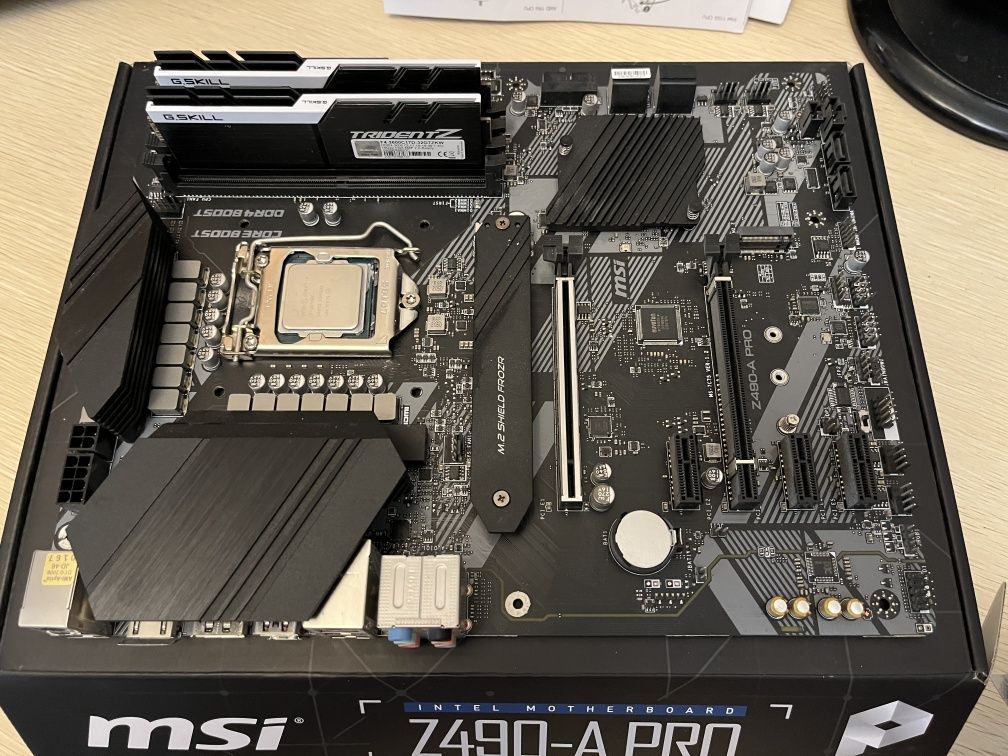 Шустрый комплект i7-10700K | MSI Z490-A Pro | 32GB DDR4 3600 CL17