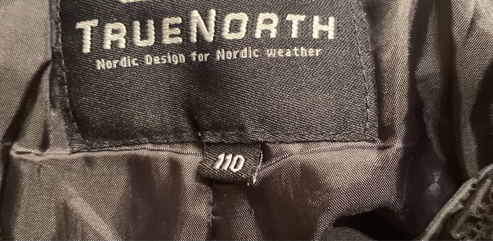 Dziewczęce zimowe spodnie narciarskie koszulka termoaktywna roz. 110