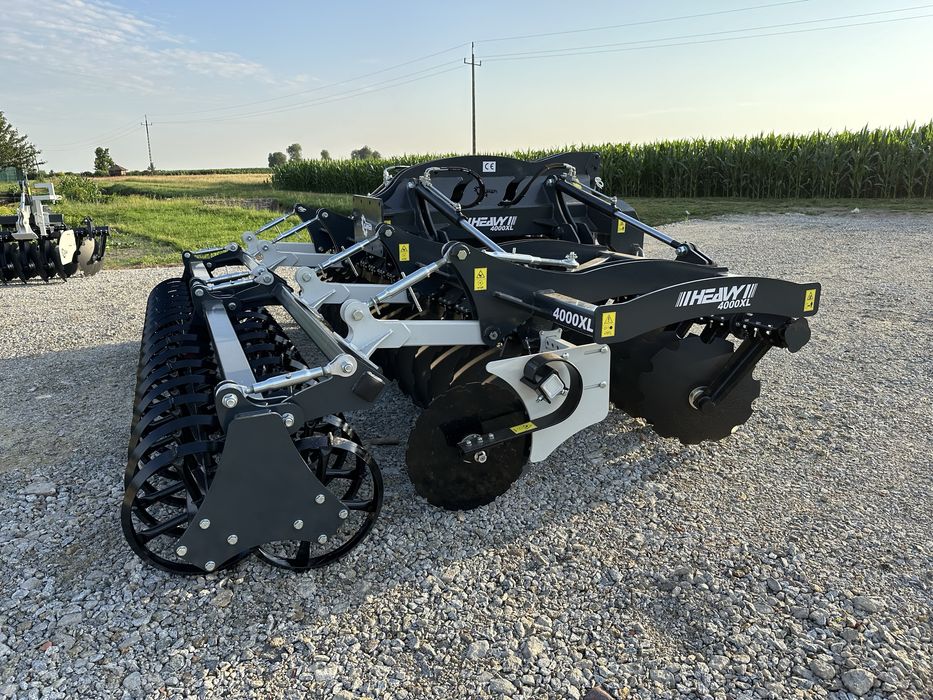 Ciężka brona talerzowa hydraulicznie składana KAMER HEAVY 4000 XL