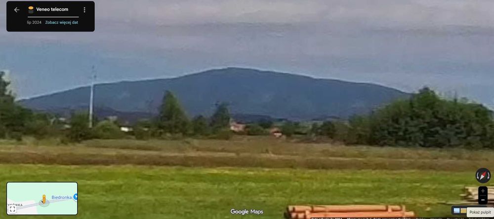 Sprzedam działkę 45ar w Lipnicy Wielkiej - widok na Babią Górę i Tatry