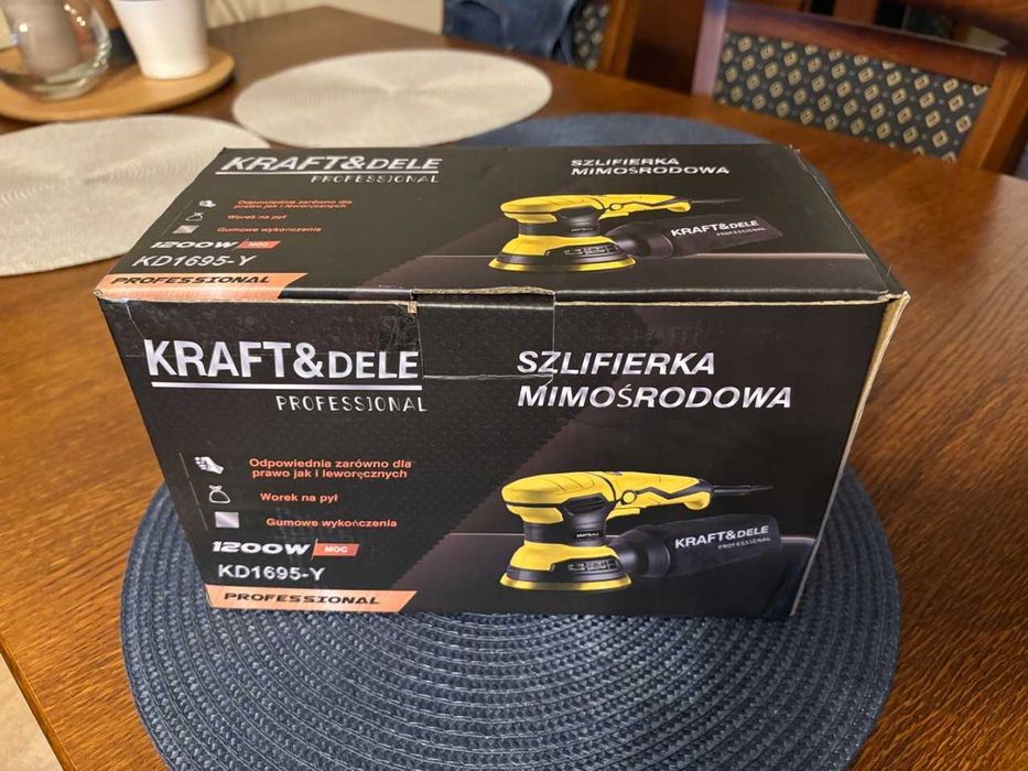 NOWA Szlifierka Oscylacyjna Mimośrodowa Do Drewna Metalu z Regulacją