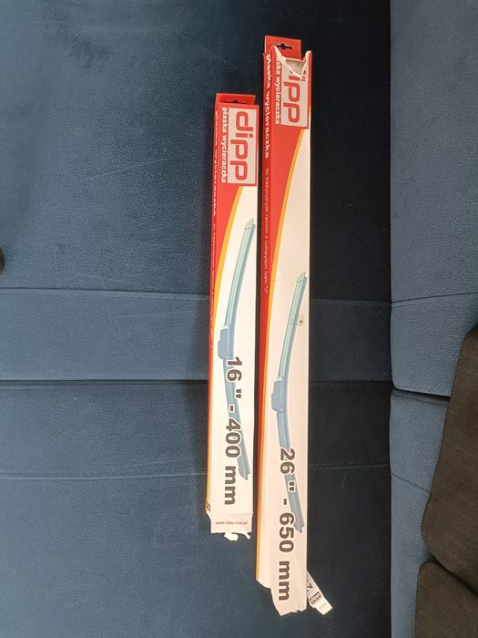 Nowe Wycieraczki 26" i 16"