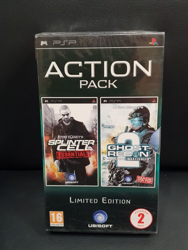 Gra gry psp Action Pack Tom Clancy's unikat nowa limited Edition