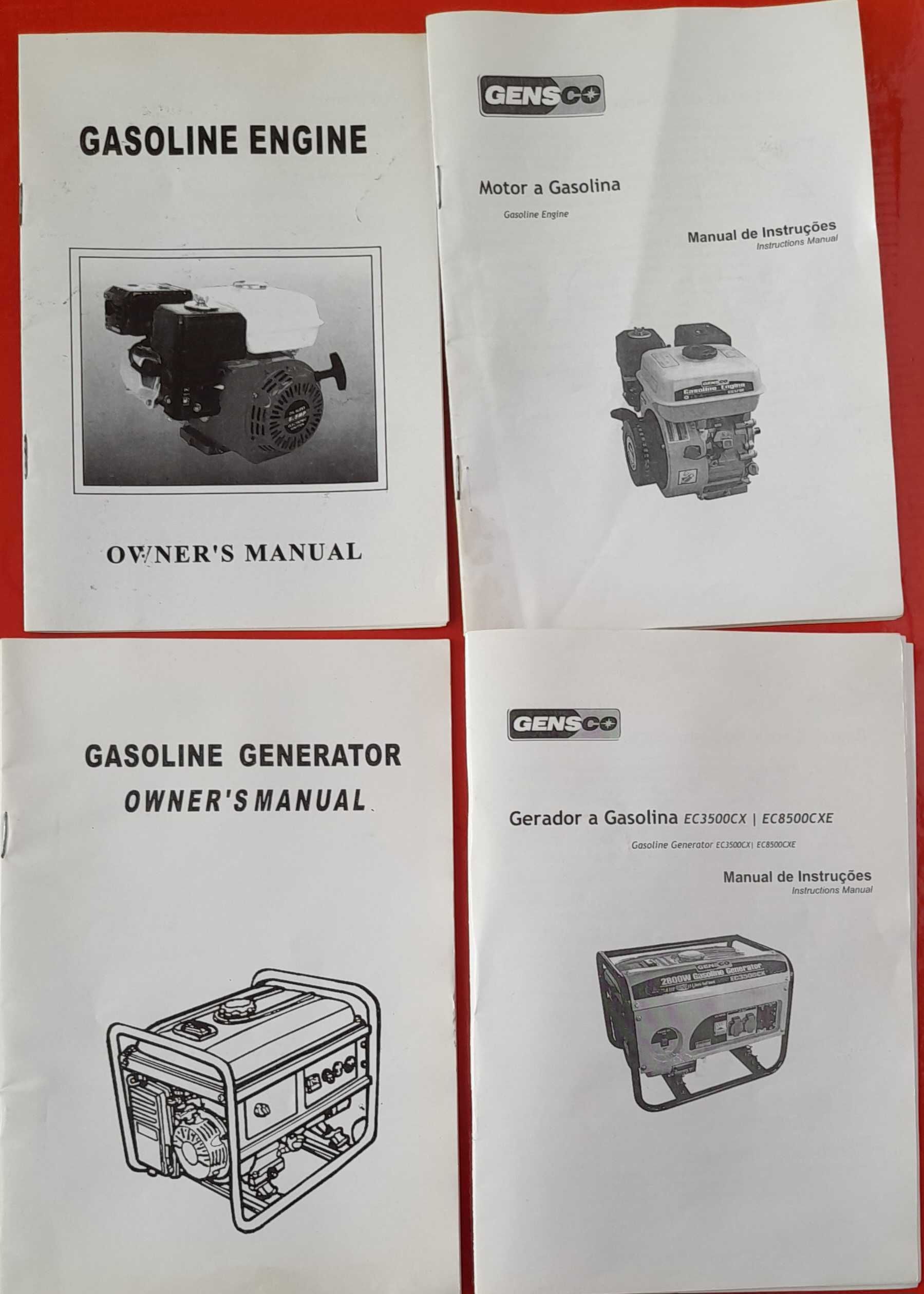 Gerador Gasolina GENSCO EC8500CXE, 6500W, 15 HP, Arranque Elétrico