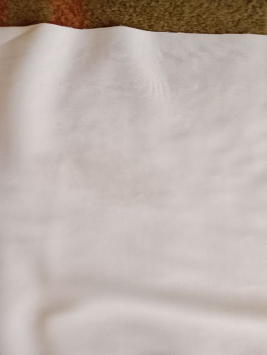 Obrus biały 120cm x 87 cm - materiał na obrus + większy